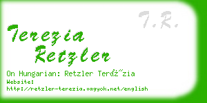 terezia retzler business card